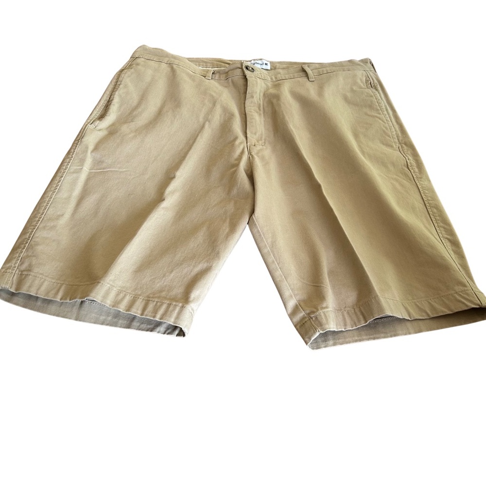 Saddlebred Tan Flat Front Shorts Casual Wear